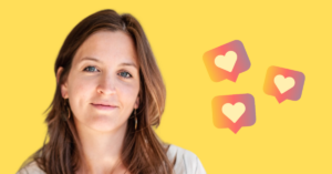 Anja Branz macht Werbung für Instagram